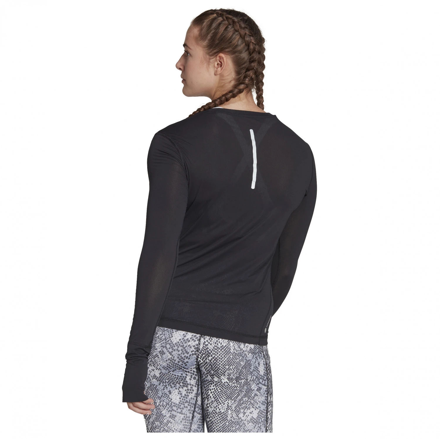 ADIDAS Women's Fast L/S - Running Shirt 3 ADIDAS Women's Fast L/S - Running Shirt - Image 3