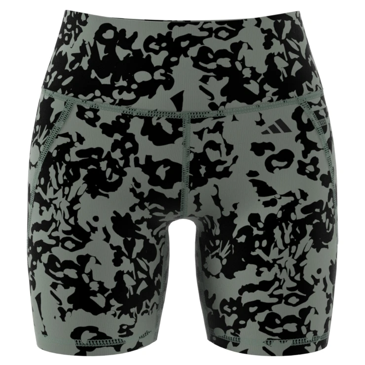 ADIDAS Women's Opt ST Print Shorts - Leggings 2 ADIDAS Women's Opt ST Print Shorts - Leggings - Image 2