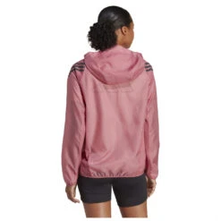 ADIDAS Women's Run Icons 3-Stripes Windbreaker - Running Jacket -Outdoor Clothing Store adidas womens run icons 3 stripes windbreaker running jacket detail 3
