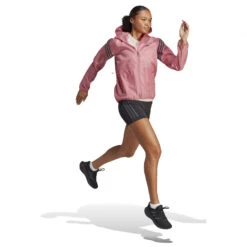 ADIDAS Women's Run Icons 3-Stripes Windbreaker - Running Jacket -Outdoor Clothing Store adidas womens run icons 3 stripes windbreaker running jacket detail 4