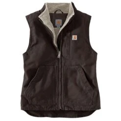 Carhartt Women's Sherpa Lined Mock Neck Vest - Fleece Vest