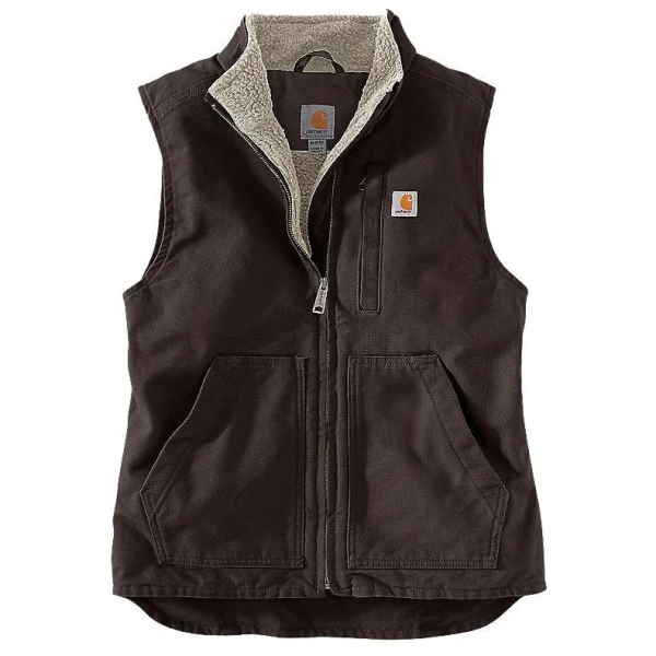 Carhartt Women's Sherpa Lined Mock Neck Vest - Fleece Vest 1 Carhartt Women's Sherpa Lined Mock Neck Vest - Fleece Vest