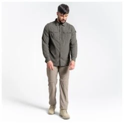 Craghoppers Nosilife Adventure L/S Shirt - Shirt -Outdoor Clothing Store craghoppers nosilife adventure l s shirt shirt detail 4