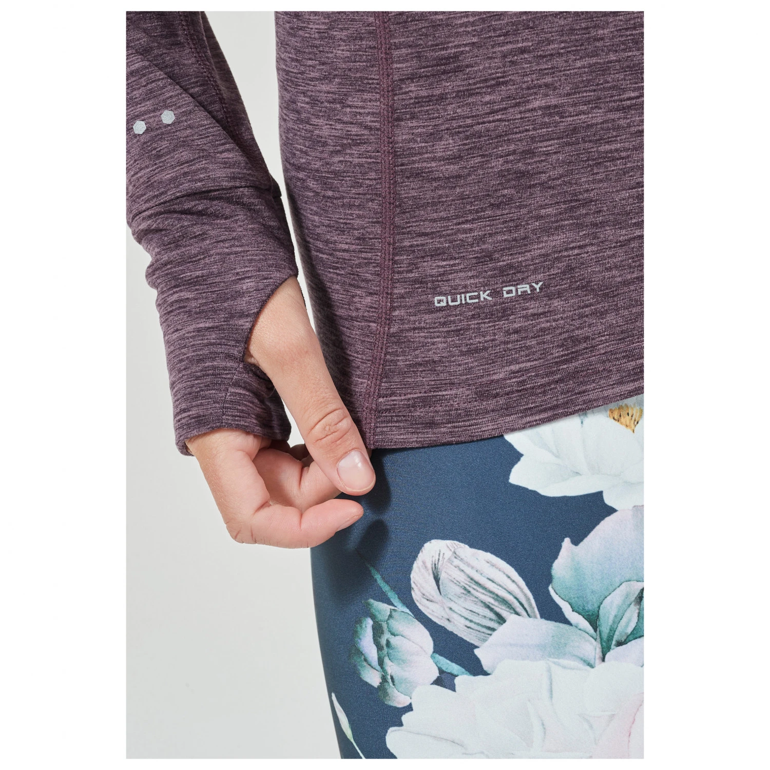 Endurance Women's Canna V2 Melange Performance Midlayer - Longsleeve 5 Endurance Women's Canna V2 Melange Performance Midlayer - Longsleeve - Image 5