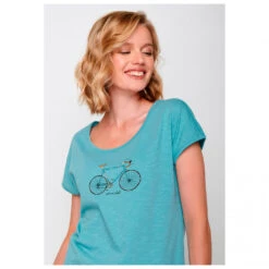 Women's Bike City Ride Cool - T-shirt 7 Women's Bike City Ride Cool - T-shirt -Outdoor Clothing Store greenbomb womens bike city ride cool t shirt detail 4