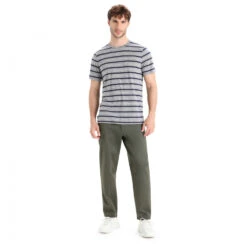 Icebreaker Wave S/S Tee Stripe - Merino Shirt 10 Icebreaker Wave S/S Tee Stripe - Merino Shirt -Outdoor Clothing Store icebreaker wave s s tee stripe merino shirt detail 5