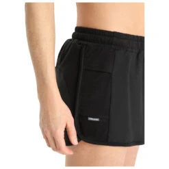 Icebreaker Women's Zoneknit Shorts - Running Shorts -Outdoor Clothing Store icebreaker womens zoneknit shorts running shorts detail 4