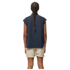 Jack Wolfskin Women's Light Wander Shirt - Blouse 7 Jack Wolfskin Women's Light Wander Shirt - Blouse -Outdoor Clothing Store jack wolfskin womens light wander shirt blouse detail 3