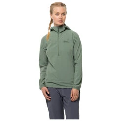 Jack Wolfskin Women's Prelight Overhead - Longsleeve -Outdoor Clothing Store jack wolfskin womens prelight overhead longsleeve detail 3