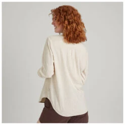 Kathmandu Women's Flaxton L/S Shirt V2 - Shirt -Outdoor Clothing Store kathmandu womens flaxton l s shirt v2 shirt detail 4