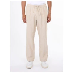 KnowledgeCotton Apparel Loose Linen Pants - Casual Trousers -Outdoor Clothing Store knowledgecotton apparel loose linen pants casual trousers detail 3