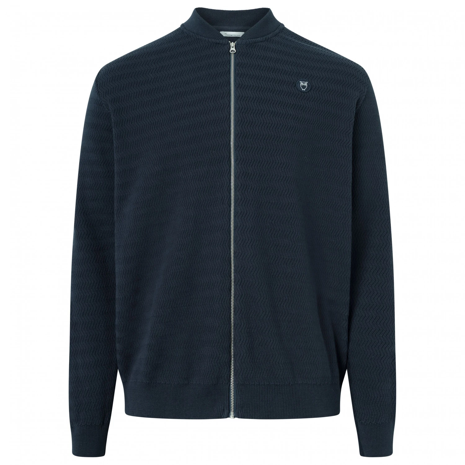 KnowledgeCotton Apparel Zig-Zag Pattern Badge - Casual Jacket 1 KnowledgeCotton Apparel Zig-Zag Pattern Badge - Casual Jacket