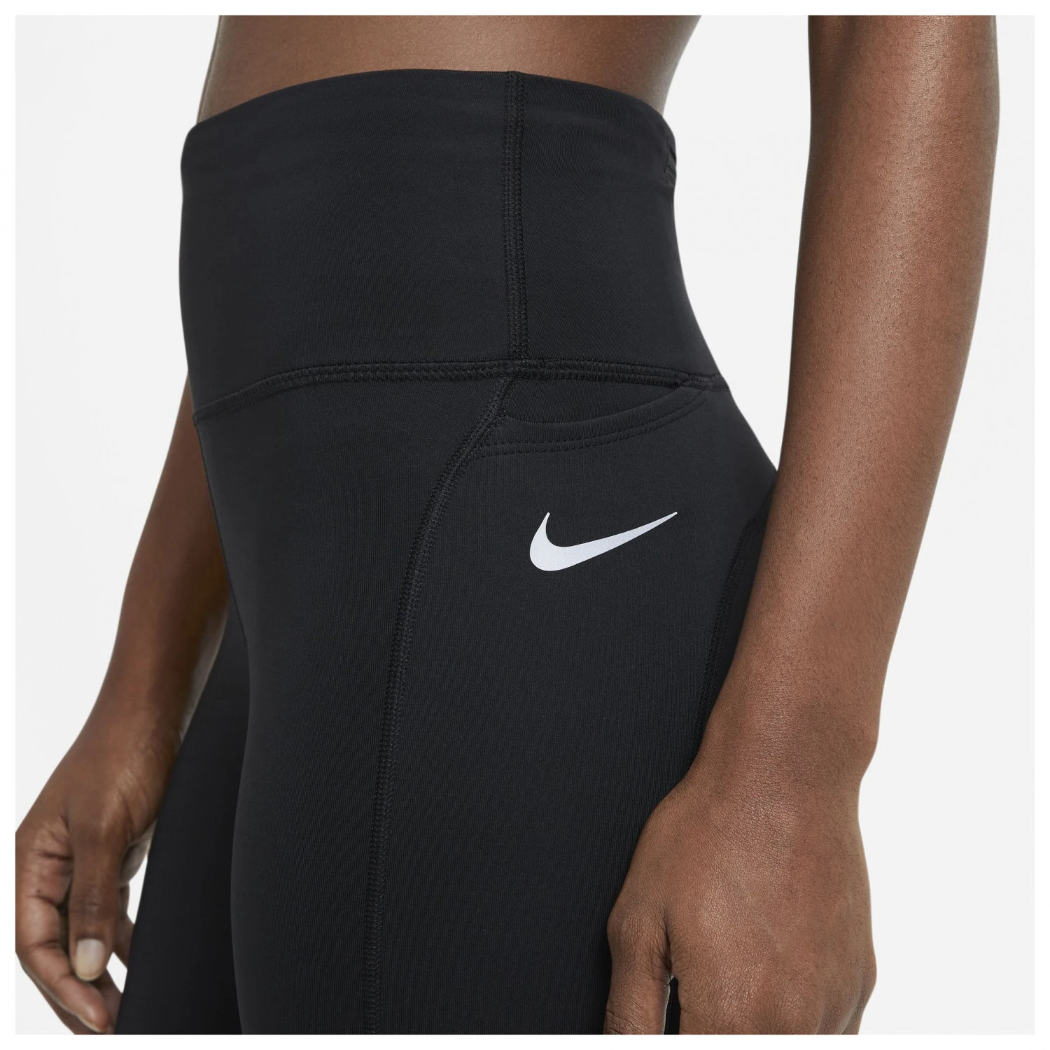 Nike Women's Fast Mid-Rise Crop Running Leggings - Running Tights 3 Nike Women's Fast Mid-Rise Crop Running Leggings - Running Tights - Image 3