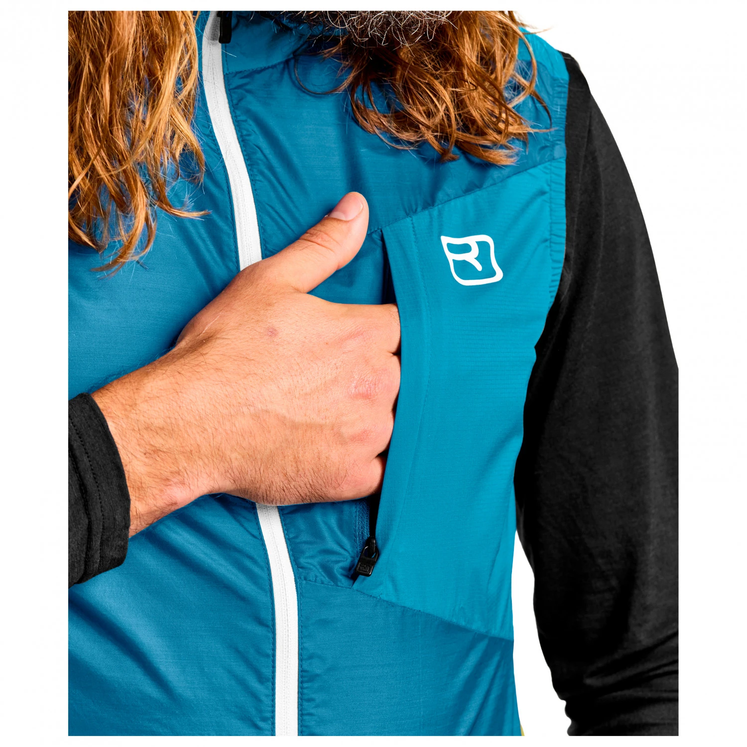 Ortovox Windbreaker Vest - Windproof Vest 2 Ortovox Windbreaker Vest - Windproof Vest - Image 2