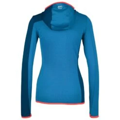 Ortovox Women's Fleece Light Grid Hooded Jacket - Fleece Jacket 7 Ortovox Women's Fleece Light Grid Hooded Jacket - Fleece Jacket -Outdoor Clothing Store ortovox womens fleece light grid hooded jacket fleece jacket detail 4