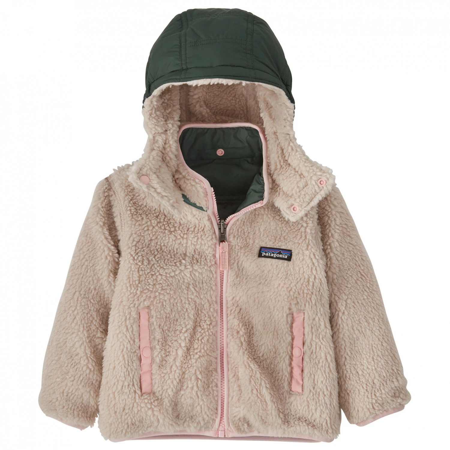 Patagonia Baby's Reversible Tribbles Hoody - Winter Jacket 2 Patagonia Baby's Reversible Tribbles Hoody - Winter Jacket - Image 2