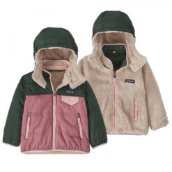 Patagonia Baby's Reversible Tribbles Hoody - Winter Jacket 5 Patagonia Baby's Reversible Tribbles Hoody - Winter Jacket -Outdoor Clothing Store patagonia babys reversible tribbles hoody winter jacket detail 3