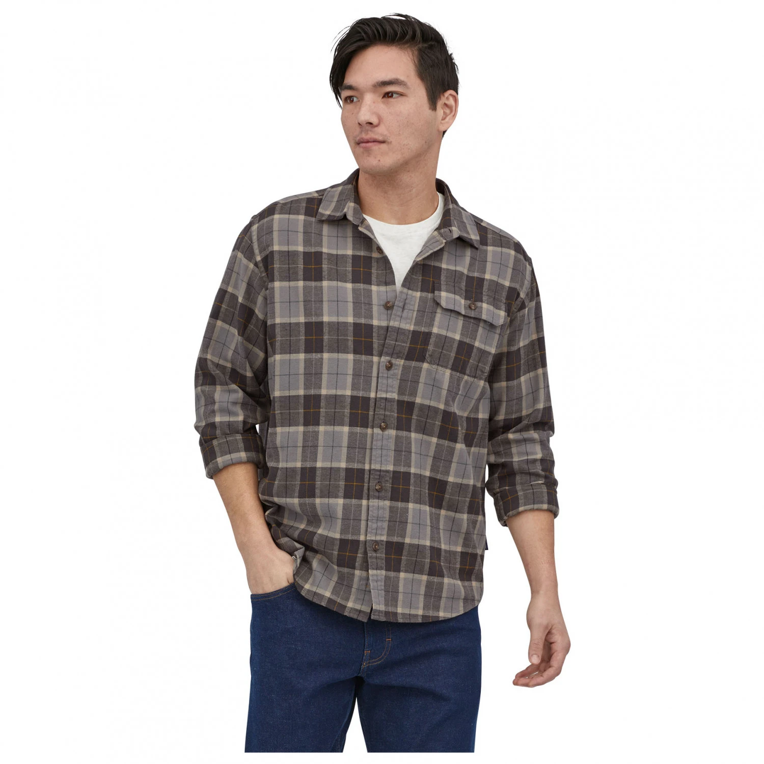 Patagonia L/S Cotton In Conversion LW Fjord Flannel Shirt - Shirt 2 Patagonia L/S Cotton In Conversion LW Fjord Flannel Shirt - Shirt - Image 2