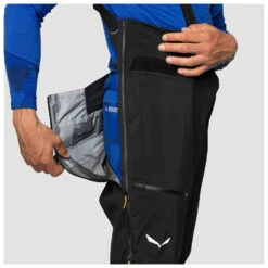 SALEWA Ortles GTX Pro Stretch Pants - Waterproof Trousers -Outdoor Clothing Store salewa ortles gtx pro stretch pants waterproof trousers detail 6