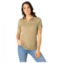Super.natural Women's Sporty Polo - Polo Shirt 5 Super.natural Women's Sporty Polo - Polo Shirt -Outdoor Clothing Store supernatural womens sporty polo polo shirt detail 3