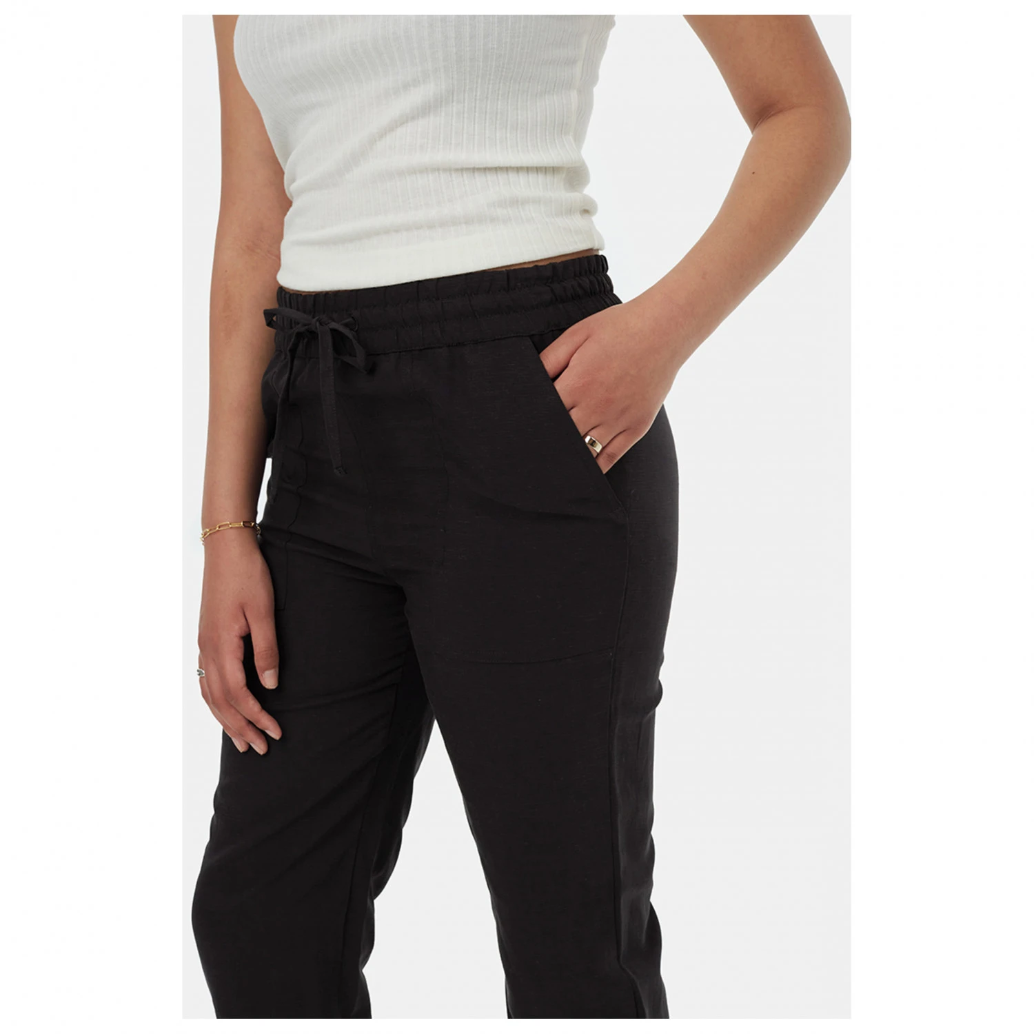 Tentree Women's Linen Thruline Pant - Casual Trousers 3 Tentree Women's Linen Thruline Pant - Casual Trousers - Image 3