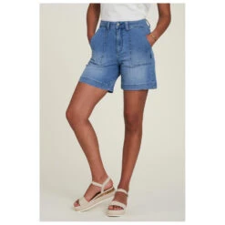 Women's Jeansshorts Aus Bio-Denim - Shorts 7 Women's Jeansshorts Aus Bio-Denim - Shorts -Outdoor Clothing Store tranquillo womens jeansshorts aus bio denim shorts detail 3