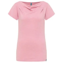 Women's Jersey Gathered Neck T-Shirt