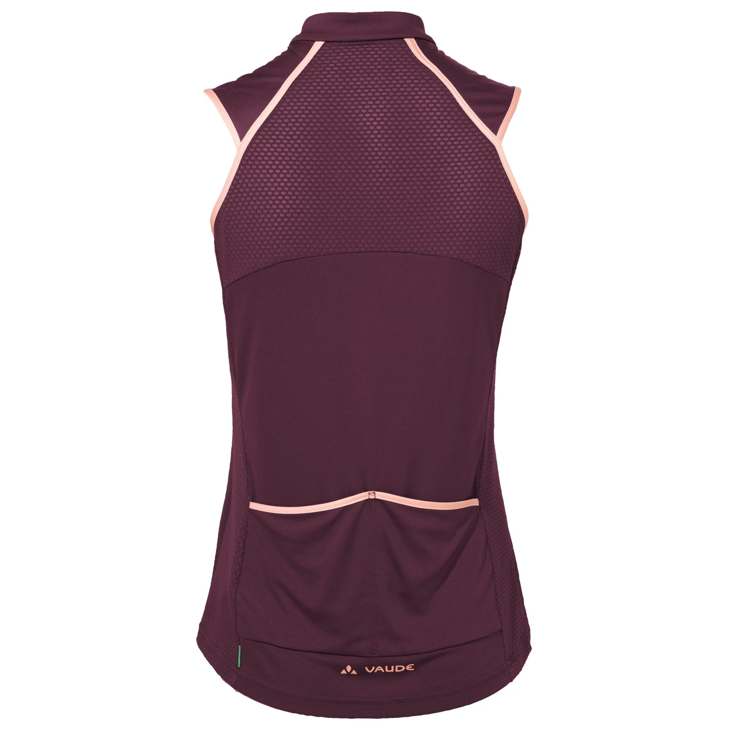 VAUDE Women's Posta Full Zip Tricot SL - Cycling Singlet 2 VAUDE Women's Posta Full Zip Tricot SL - Cycling Singlet - Image 2