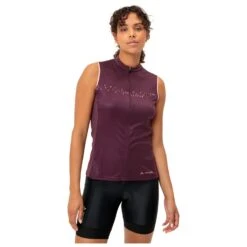 VAUDE Women's Posta Full Zip Tricot SL - Cycling Singlet 8 VAUDE Women's Posta Full Zip Tricot SL - Cycling Singlet -Outdoor Clothing Store vaude womens posta full zip tricot sl cycling singlet detail 3